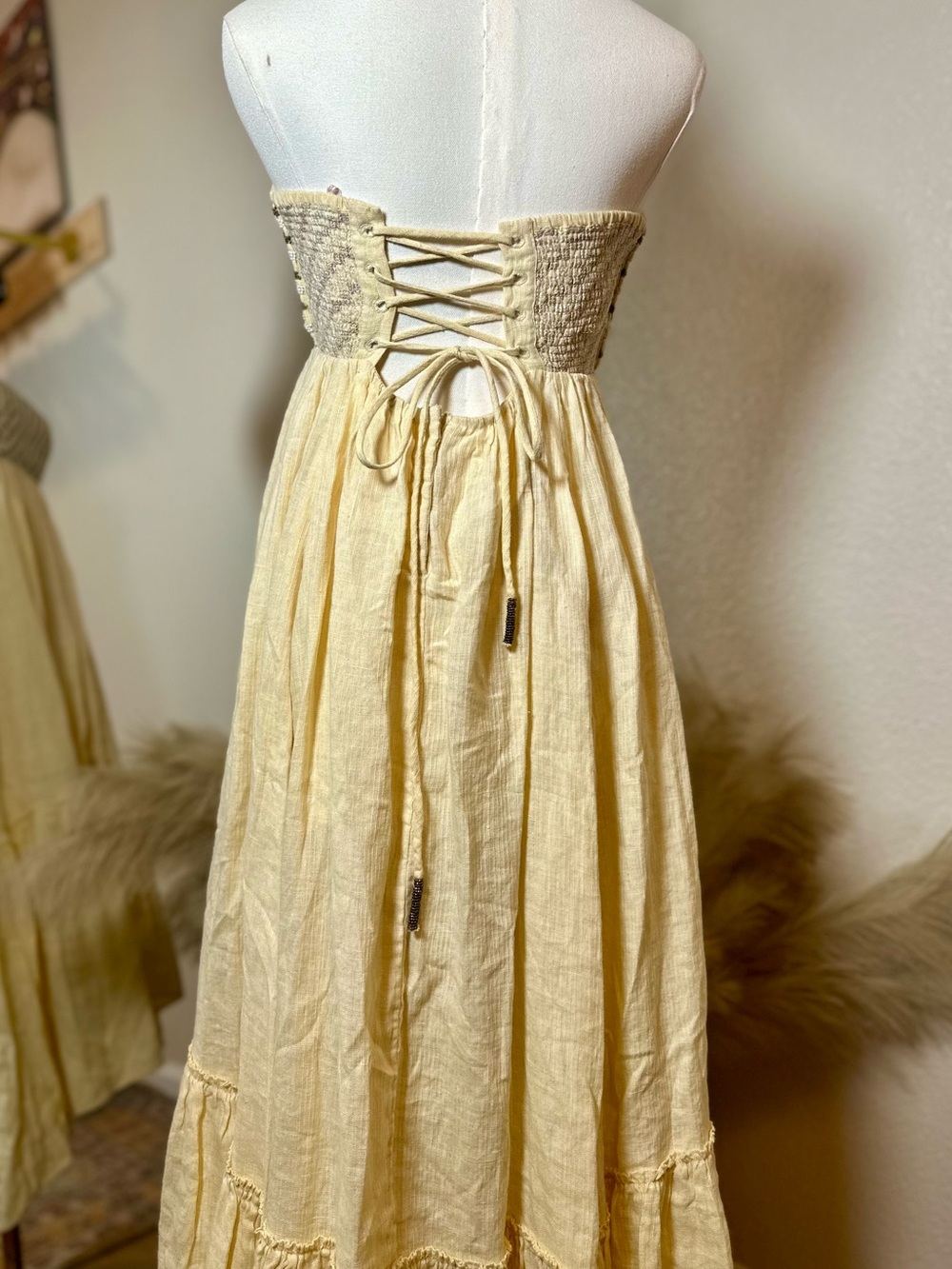 Free People Blue Bell Midi Dress - Picture 4 of 4